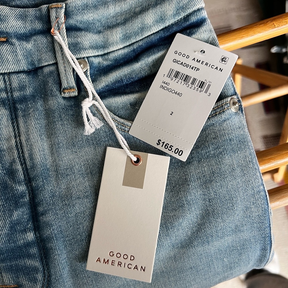 Good American Icon Straight Jeans